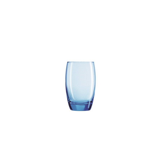SALTO VASO ALTO AZUL h 84 mm 35 cl