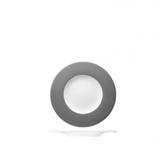 ESS LINEO NEGRO PLATO LLANO 22 cm