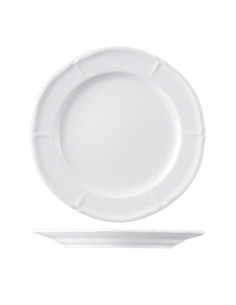 BARROCO WH. FLAT PLATE 28