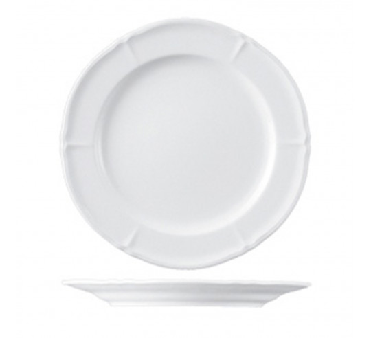 BARROCO WH. FLAT PLATE 28