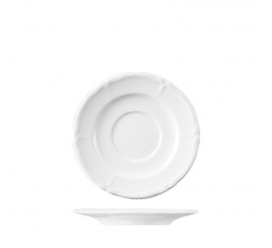 BARROCO WH. COFFEE SAUCER 13