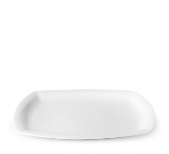 TIME WH. OVAL PLATTER 32 CM