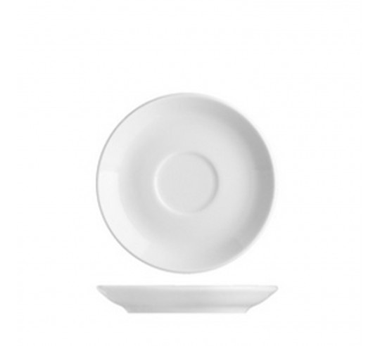 PRAGA WH. BRK/TEA SAUCER 14