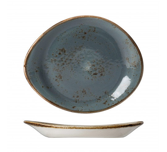 CRAFT BLUE FREESTYLE PLATE 25x20.5 cm