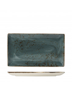 CRAFT BLUE RECT. DISH 33X19CM