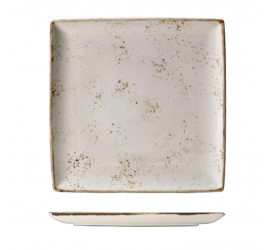 CRAFT BLANCO PLATO 27X27 cm
