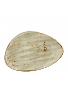 CRAFT GREEN PLATE 37.5x25 cm