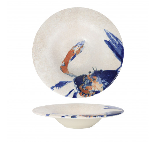 CORALYA PLATO HONDO PASTA CANGREJO 28 cm