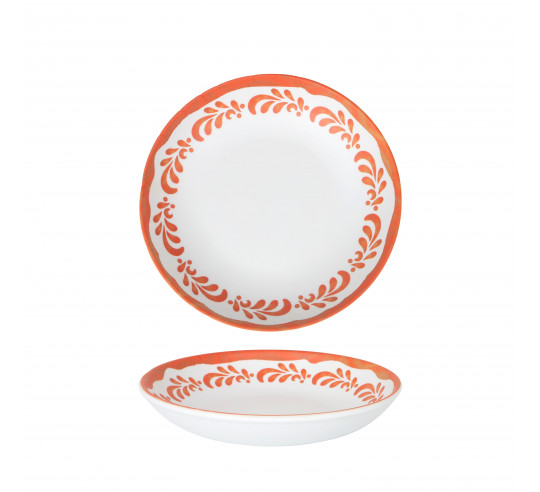 EMBASSY PLATO HONDO NARANJA 23 cm
