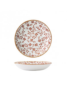 FLORA MARRON PLATO HONDO...