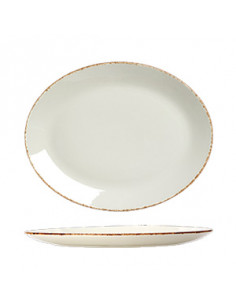 DAPPLE-BROWN FUENTE OVAL 31 cm