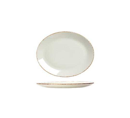 DAPPLE-BROWN FUENTE OVAL 31 cm