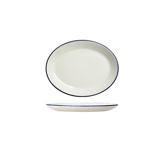 DAPPLE-BLUE FUENTE OVAL 31 cm