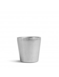 VINTAGE PLATA VASO h 8 cm...