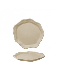 OYSTER CREMA PLATO LLANO 21 cm