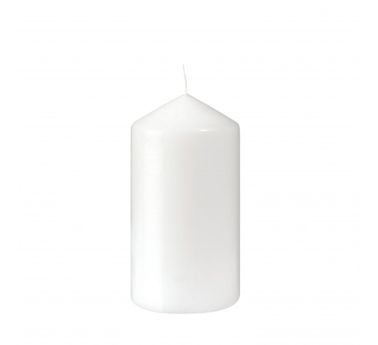 PILAR VELA BLANCA 8 cm h 15 cm (10 u)