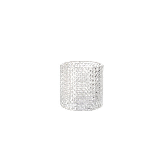 CALM CANDELABRO TRANSP CRISTAL (6 u)