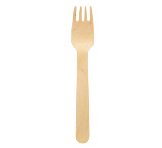 PETIT TENEDOR MADERA 16 cm (1000 u)
