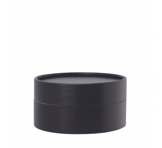LUX CAJA NEGRO CUERO 10 cm h 6 cm 20 cl