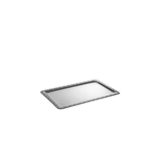 BANDEJA RECTANGULAR C/BORDE 53x33 cm