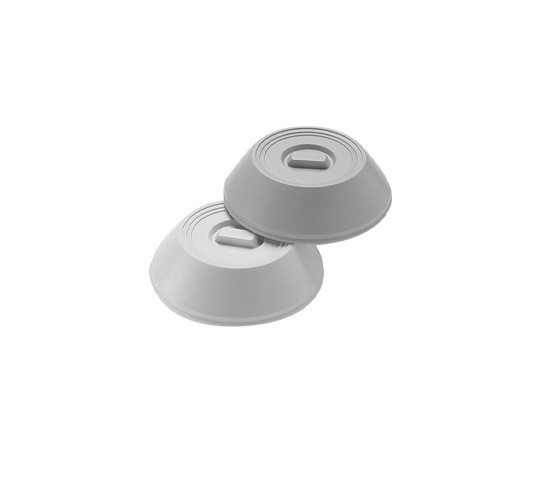 GREY PLASTIC PLATE COVER 26 CM