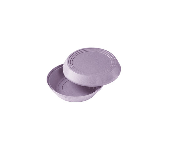 PURPLE PLASTIC DEEP PLATE COVER