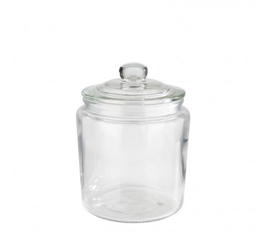CLASSIC BOTE VIDRIO CON TAPA 11 cm