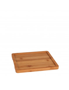 BANDEJA BAMBU 18x16x1 cm