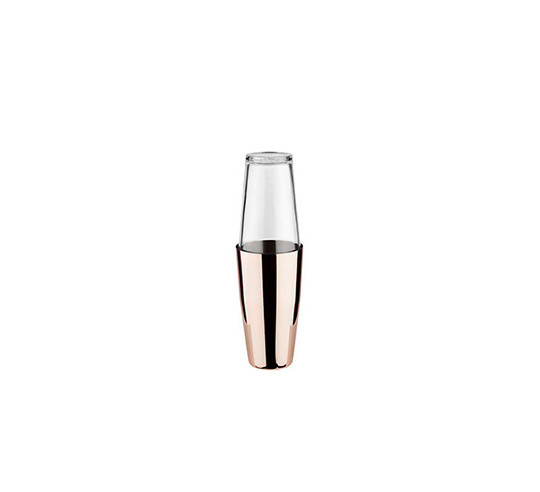 BOSTON COCTELERA COBRE/CRISTAL 70 cl