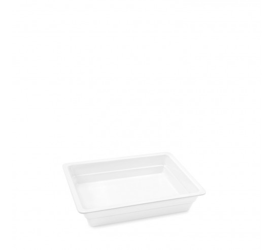 CUBETA MELAMINA BLANCA GN 1/2-100