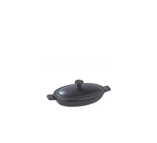 FUNDI MINI OVAL SAUCEPAN W/LID 12X8CM