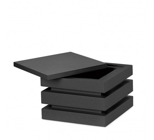 CUBIC TAPA CUBO NEGRO 23x23 cm