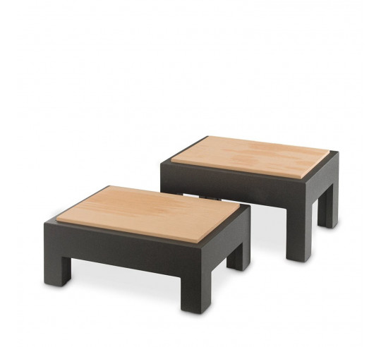CUBIC MESA BAJA C/TACO 33x22 cm h 17 cm