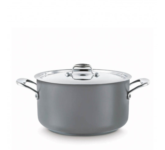 COOL LINE GRIS CACEROLA ALTA 24 cm