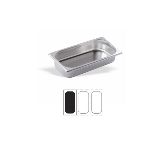 CUBETA GN 1/3 INOX 18/10 h 7 cm 2,5 l
