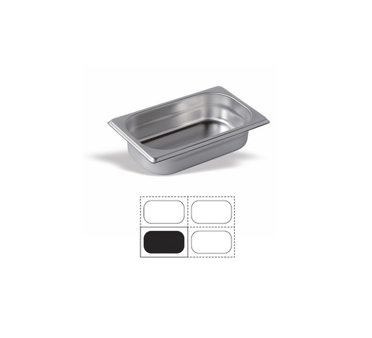 CUBETA GN 1/4 INOX 18/10 h 7 cm 1,7 l