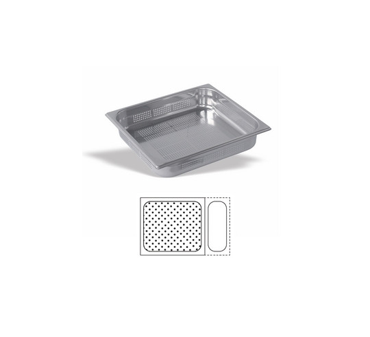 CUBETA GN 2/3 PERF 18/10 h 7 cm 5,6 l