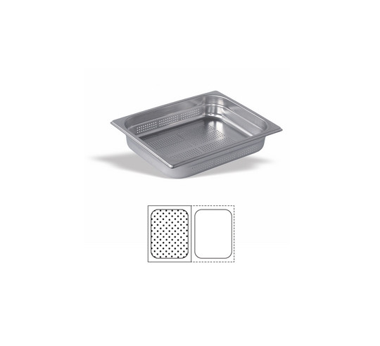 CUBETA GN 1/2 PERF 18/10 h 7 cm 4 l