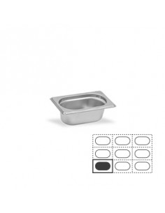 CUBETA GN 1/9 INOX 18% h 7...