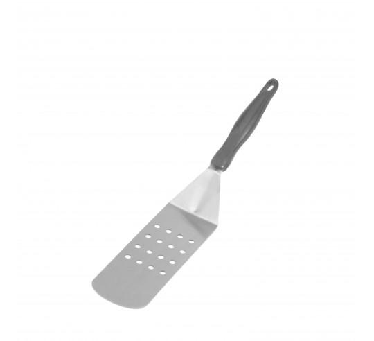 ESPATULA PLANCHA ACODADA PERF 21x8 cm