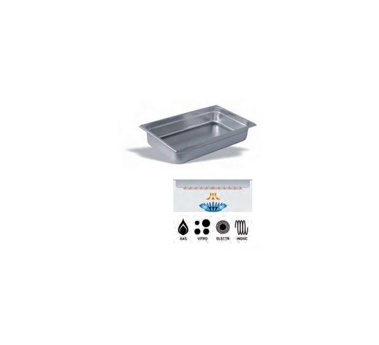 CUBETA GN 1/2 C/FONDO h 7 cm 4,1 l