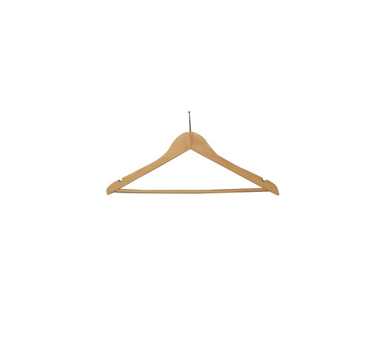 PERCHA MAD PL ANTIRROBO C/MUESCAS 45 cm