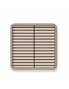 CESTA PLATOS CERRADA 22 cm