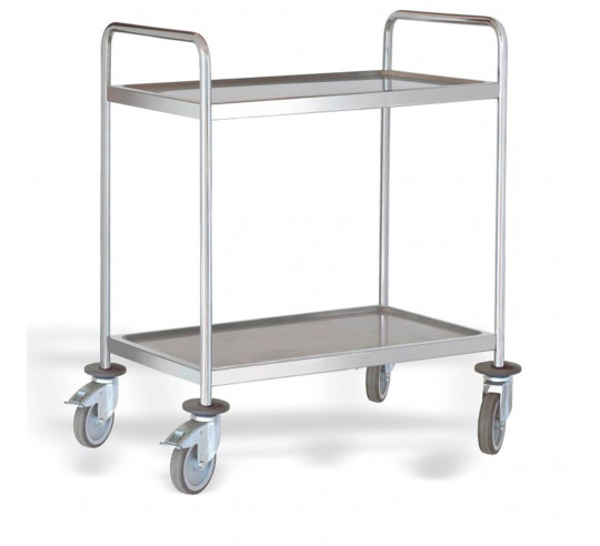 CARRO SERV INOX 2 EST 800X500