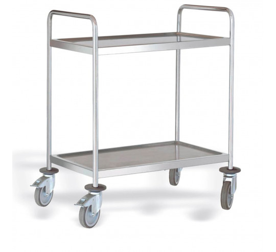 CARRO SERV INOX 2 EST 900X500