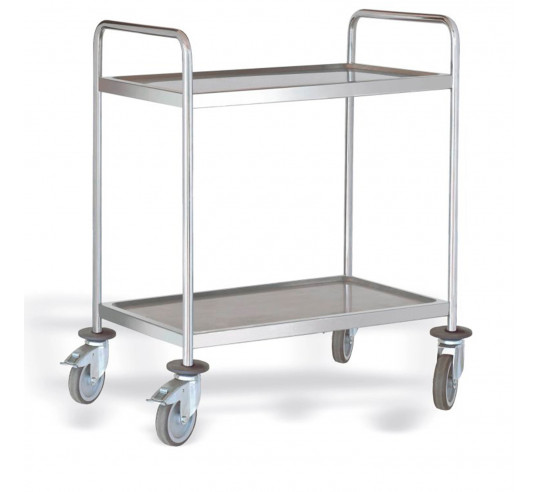 CARRO SERV INOX 2 EST 1000X600