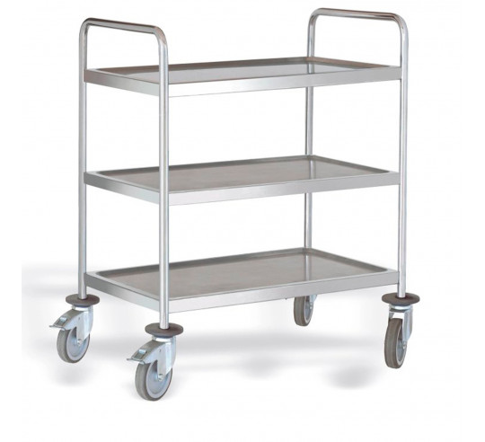 CARRO SERV INOX 3 EST 800X500