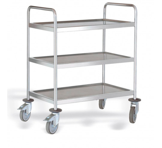 CARRO SERV INOX 3 EST 900X500