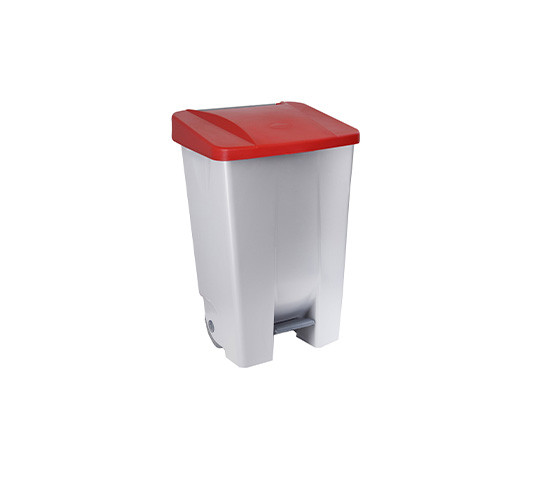 CUBO BASURA SELECTIVO ROJO 80 l
