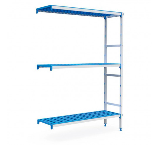 ESTANTERIA ANGULAR 3 NIVEL 2578x385x1750